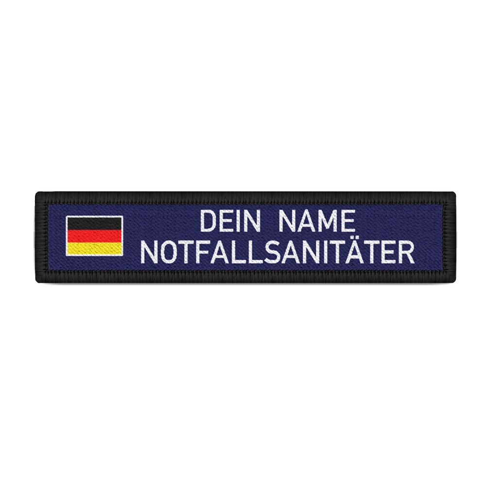 NOTFALLSANITÄTER Namen-Schild Patch Bundeswehr Sanitäter Deutschland #31652