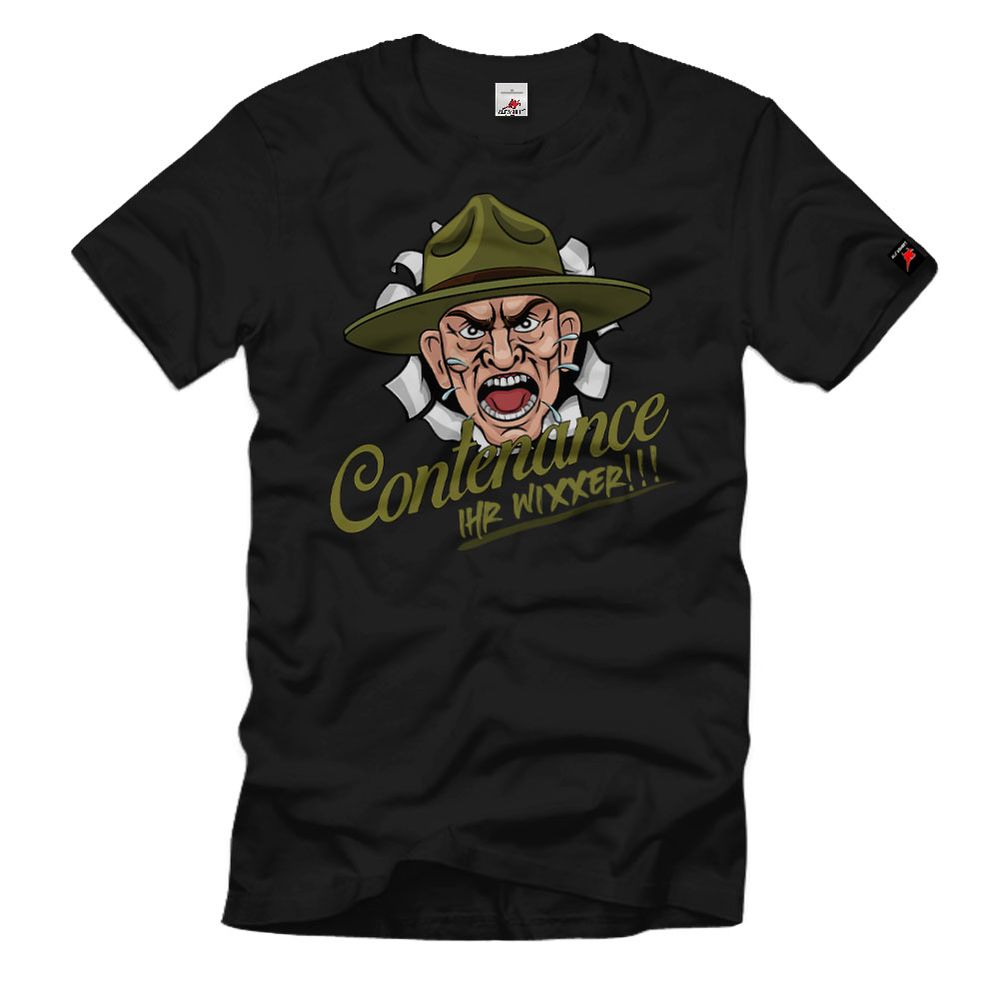 Contenance Wixxer Drill Instructor Army Armee Bootcamp Sergeant T-Shirt#34740