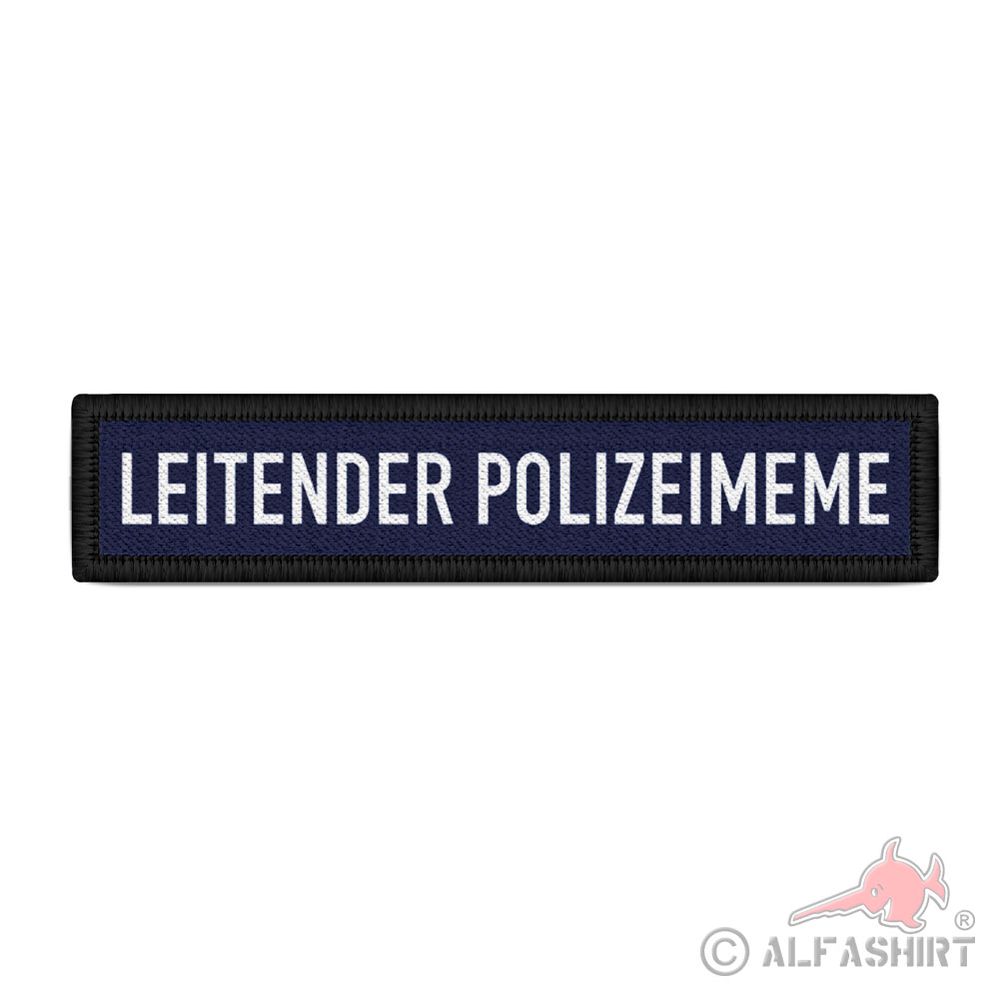 Patch Leitender Polizeimeme Polizist Meme Fun Aufnäher Polizei #40319