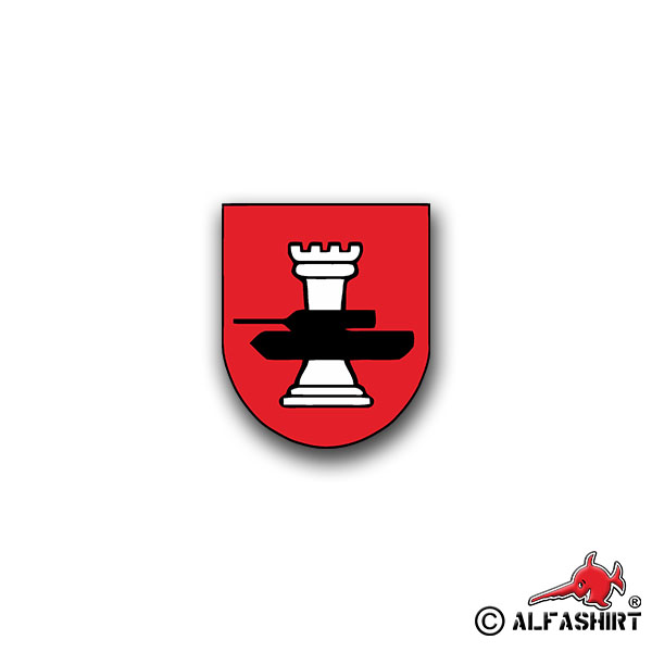 Aufkleber/Sticker PzBtl 294 Panzer Bataillon Wappen Bundeswehr 6x7cm A881