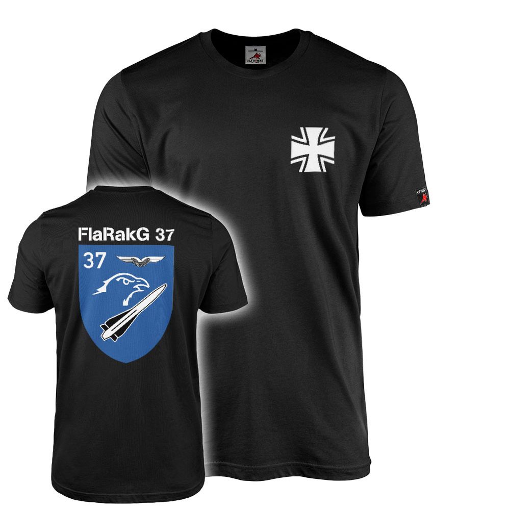T-Shirt Anti-Aircraft Missile Squadron FlaRakG 37 Luftwaffe Cuxhaven Association #46658