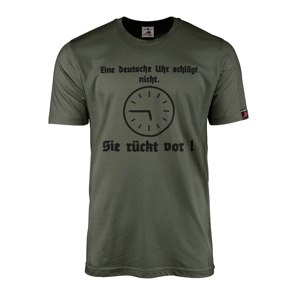 A German clock - doesn't strike, it advances! Military service watch #18706