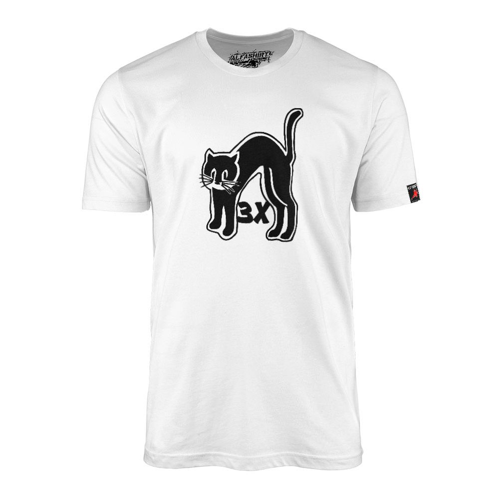 3x Black Cat cat tower coat of arms U-boat U48 U564 - T-shirt # 12559