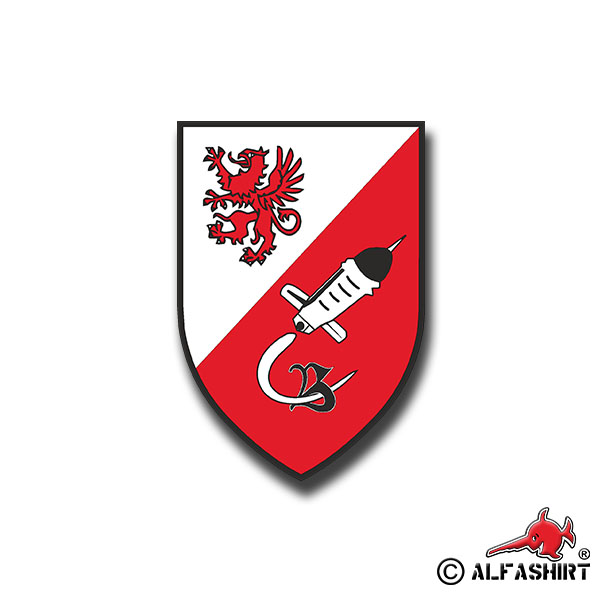 Aufkleber/Sticker DroBttr 14 Wappen Drohnenbatterien Bundeswehr 7x5cm A1043