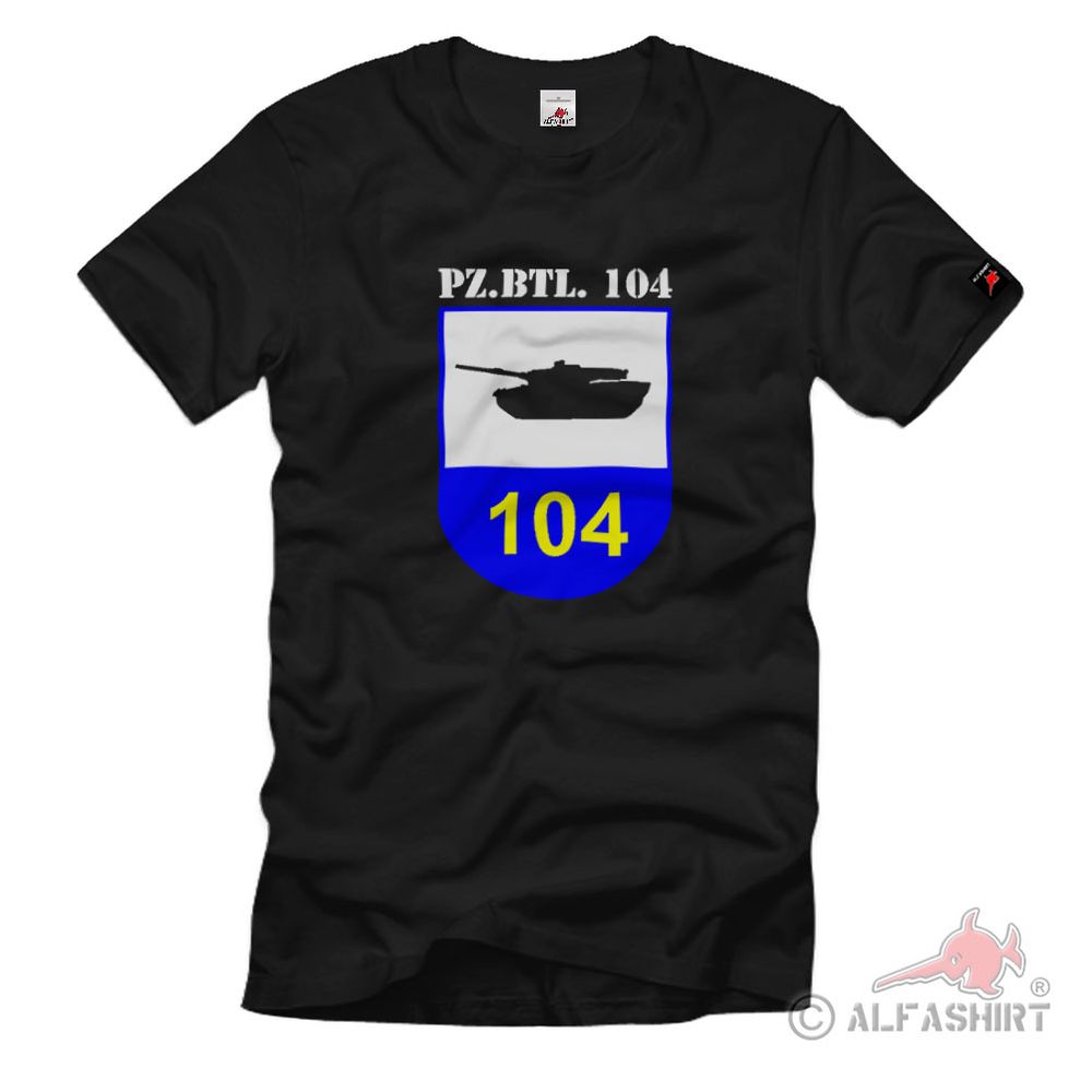 PzBtl104 Pfreimd Bundeswehr Military Unit Panzerbataillon 104 T Shirt # 2352