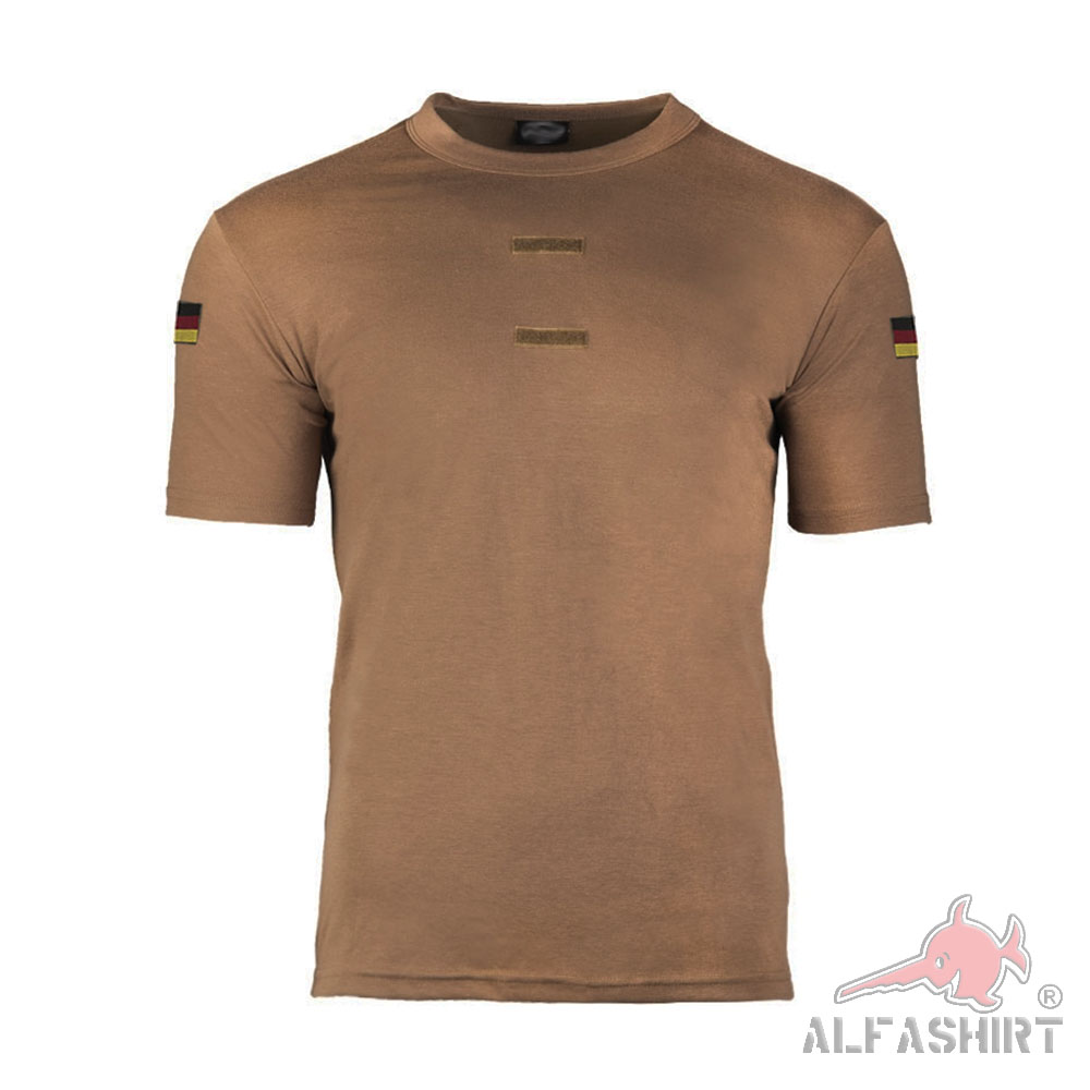 BW Bundeswehr Shirt KLETTSTREIFEN Tropenhemd Unterhemd Hoheitsabzeichen #14230