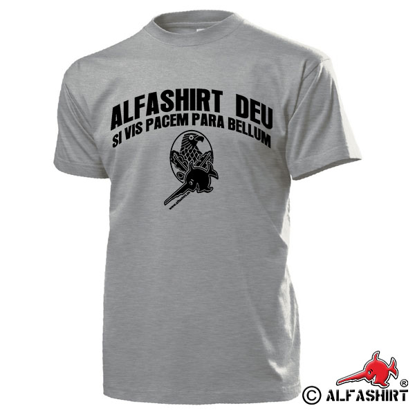 ALFASHIRT Sniper Scharfschützen Abzeichen Si vis pacem parabellum T Shirt #15630