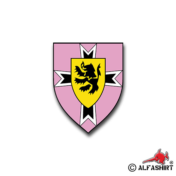 Sticker PzBtl 303 Panzerbataillon Bundeswehr Coat of Arms 5x7cm A1386