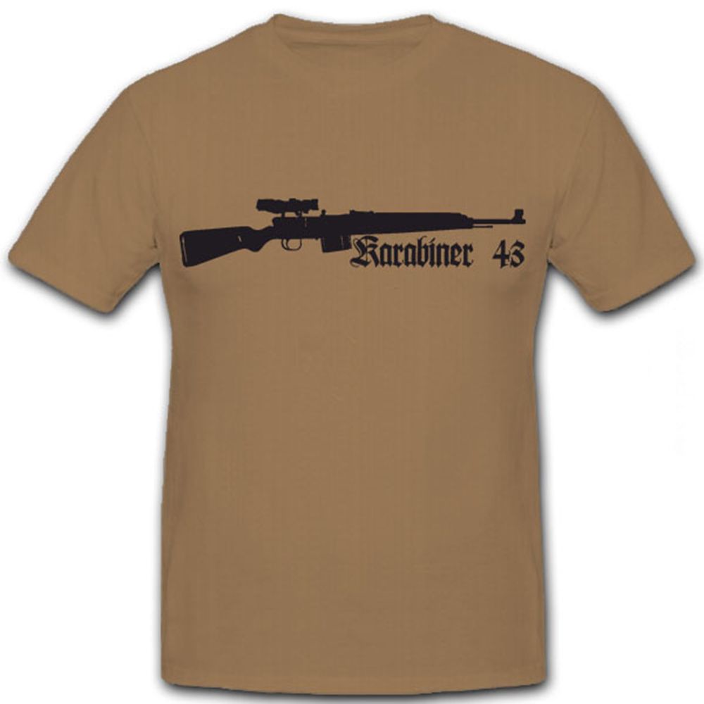 Karabiner Gewehr 43 G43 K43 WK 2 Waffe Militär - T Shirt #5858
