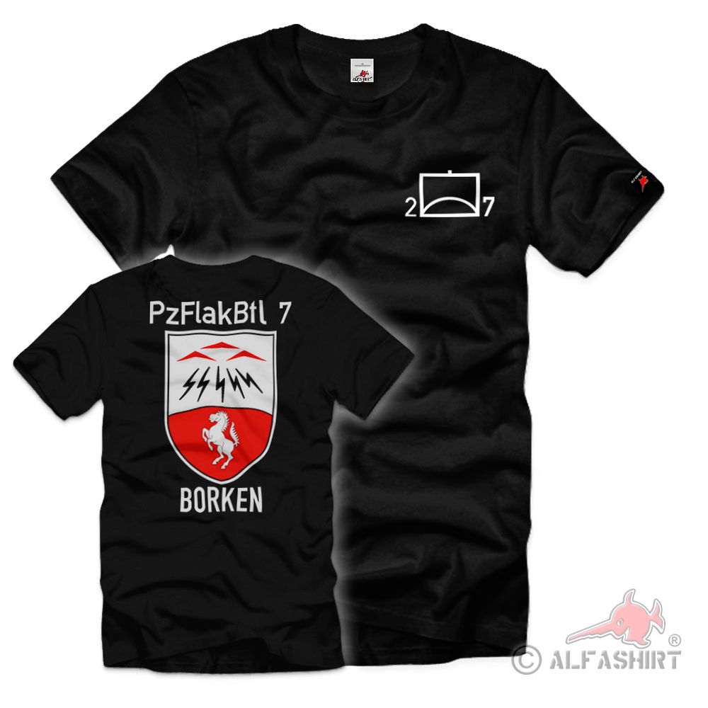2 PzFlakBtl 7 Borken Flakpanzer Gepard Bundeswehr Panzer T-Shirt#39867