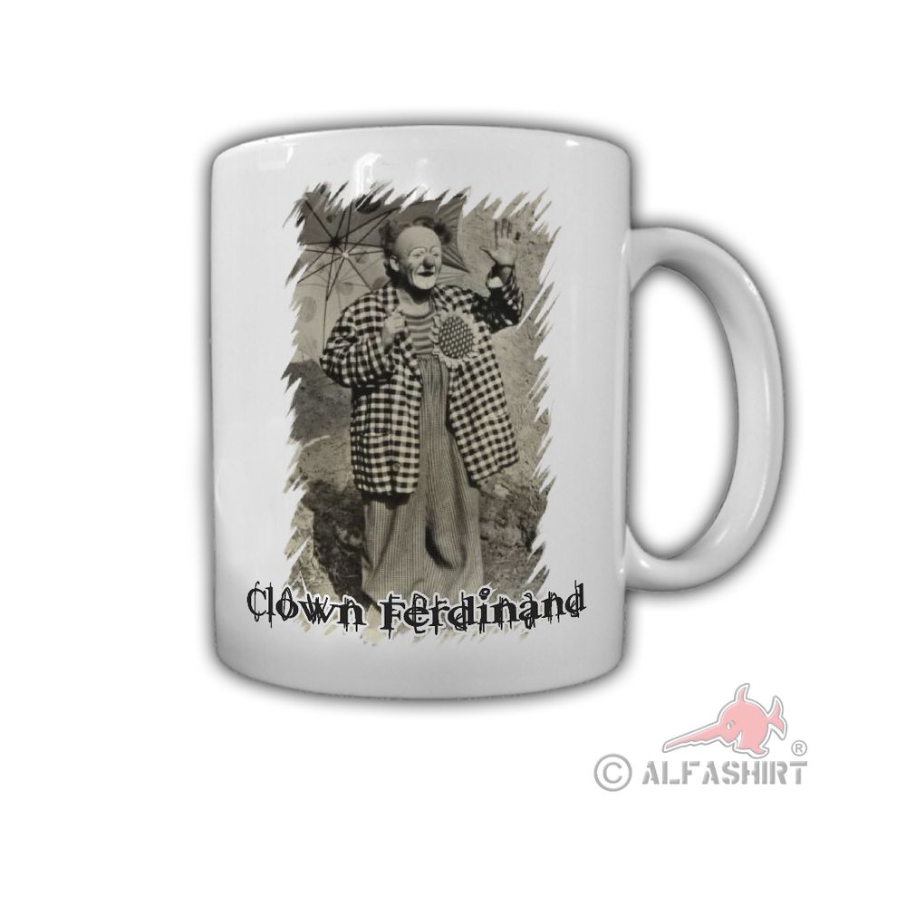 Tasse Clown Ferdinand Filmserie Künstler DDR Medien Abschied Darsteller #27192