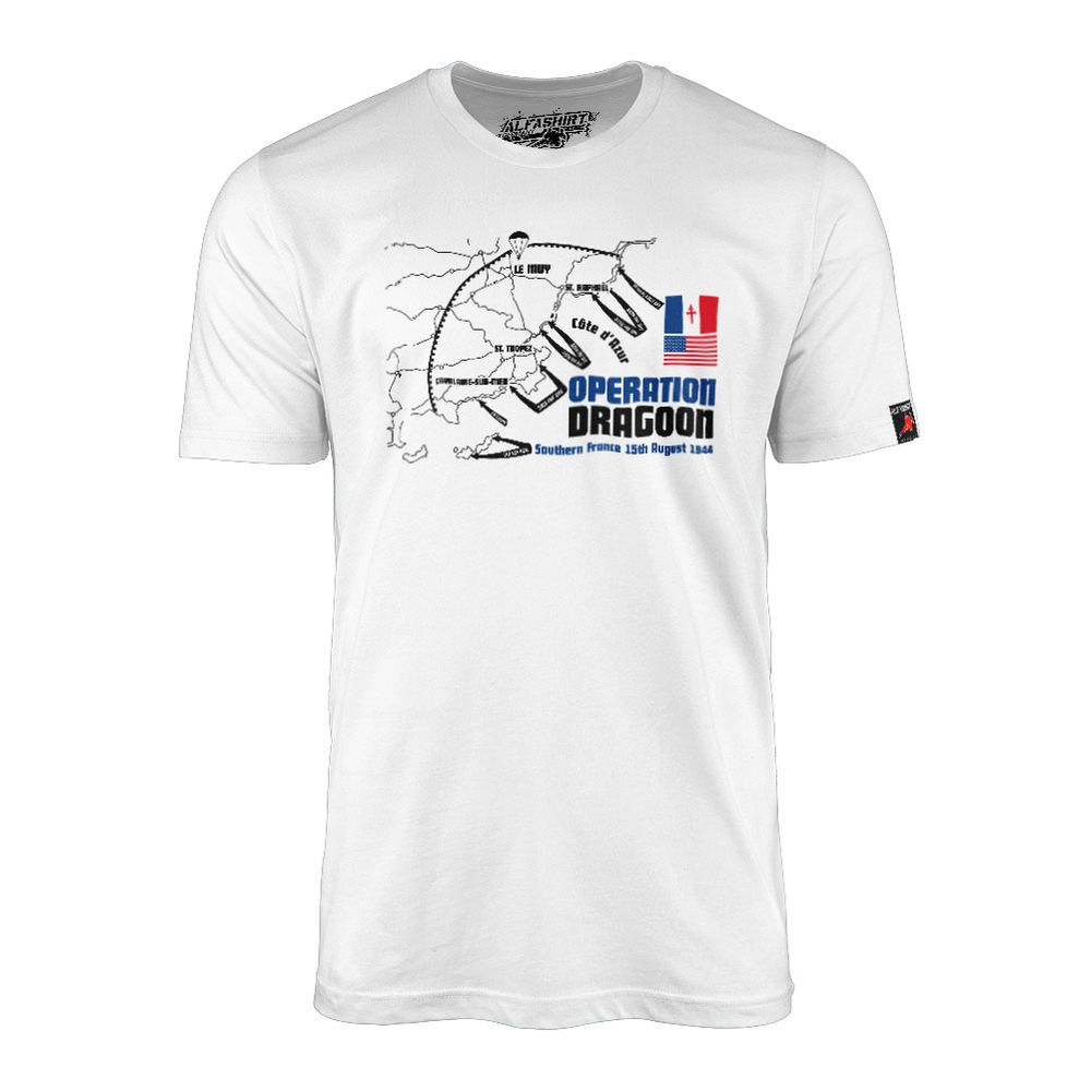 Operation Dragoon US Army Southern France France - T Shirt # 12222