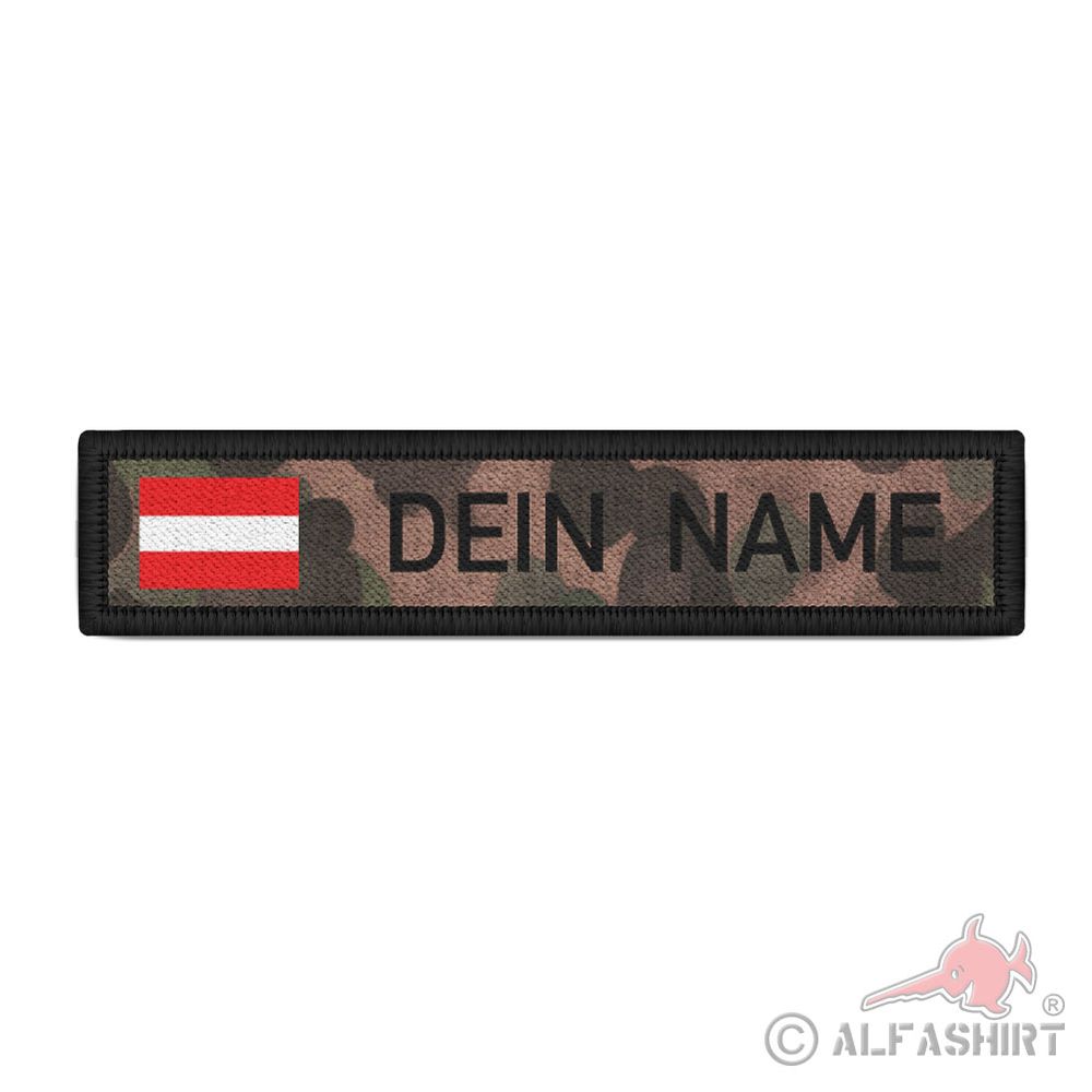 Namensschild Österreich Erbentarn Bundesheer Feldjacke mit Namen #38654