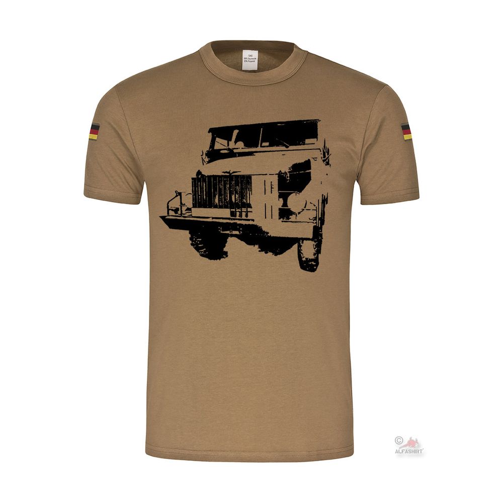 B2000 Kübel Bundeswehr LKW Oldtimer A-O 0,75 tgl Bremen Borg Tropenshirt #29022