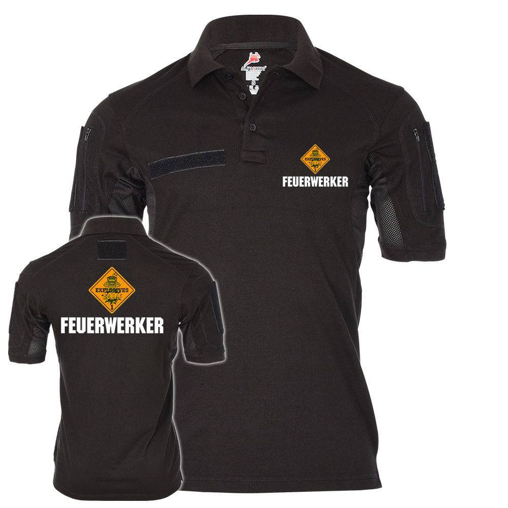 Tactical Polo Feuerwerker Explosiv Logo Kampfmittelräumdienst #22480