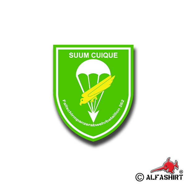 Sticker parachute defense battalion 262 Bundeswehr 7x6cm A1030