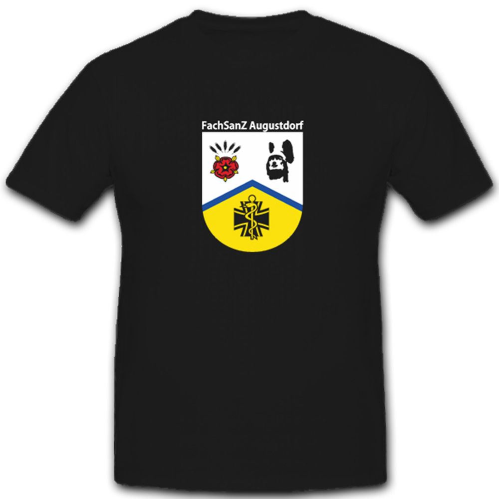 FachSanZ Augustdorf Bundeswehr Sanitätsdienst Militär Wappen - T Shirt #4571