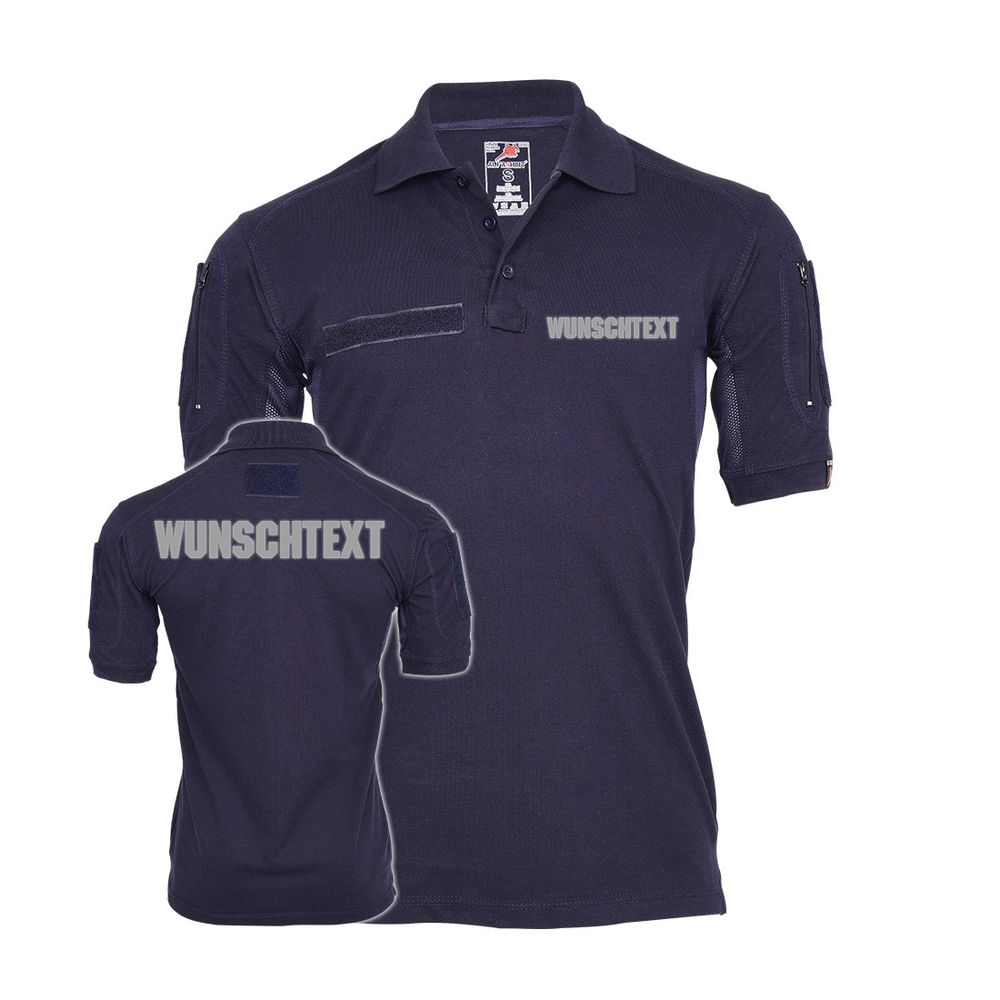 Tactical Polo Wunschtext Reflektierend ALFA Kommando Soldat #35423
