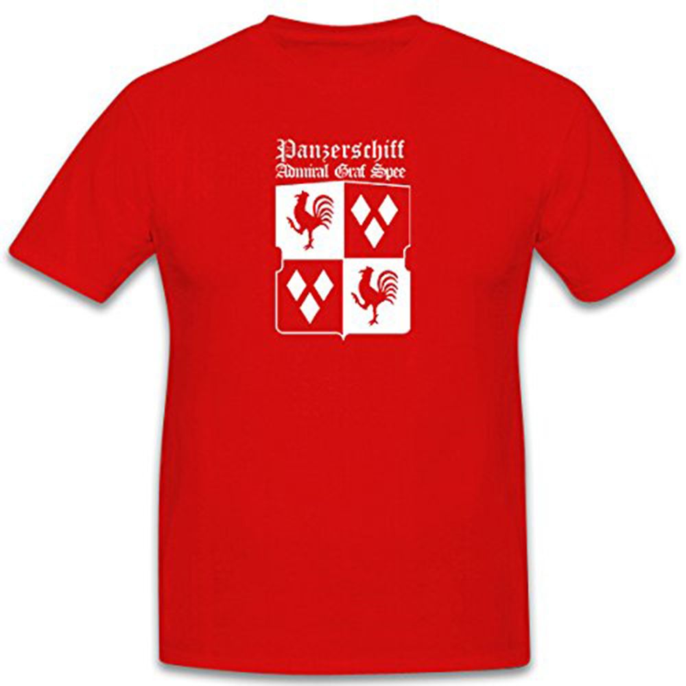 Admiral Graf Spee Schlachtschiff Panzerschiff Deutschland Klasse - T Shirt #6497