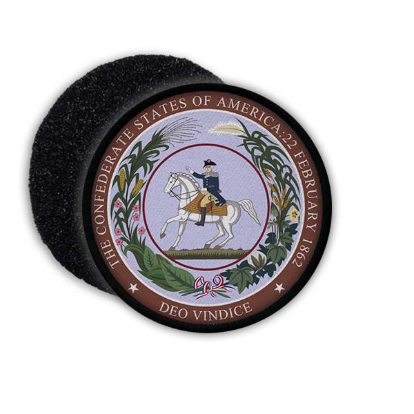 Patch - Velcro Fleece The Confederate States of America Deo Vindice #22604