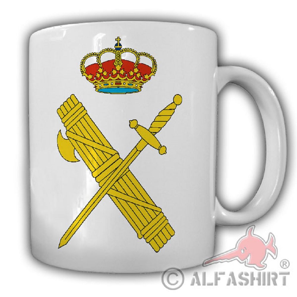 GC Guardia Civil spanische paramilitärische Polizei Spanien Tasse Kaffee #20001