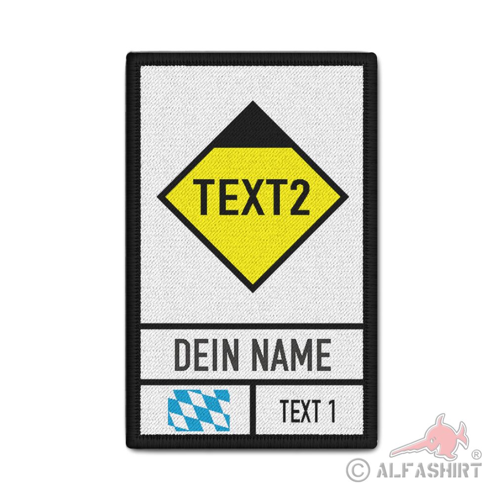 Patch Taktisches Zeichen Bayern Feuerwehr Rettungswache Dienst Leitstelle #40331
