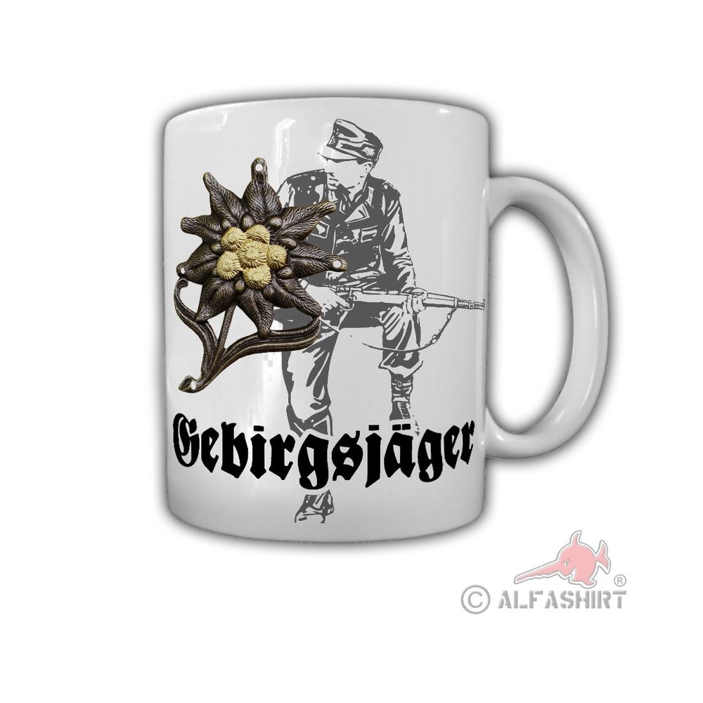 Gebirgsjäger Veteran Alpen Edelweiss Heer GebJg Jäger 98k Kaffee #27779
