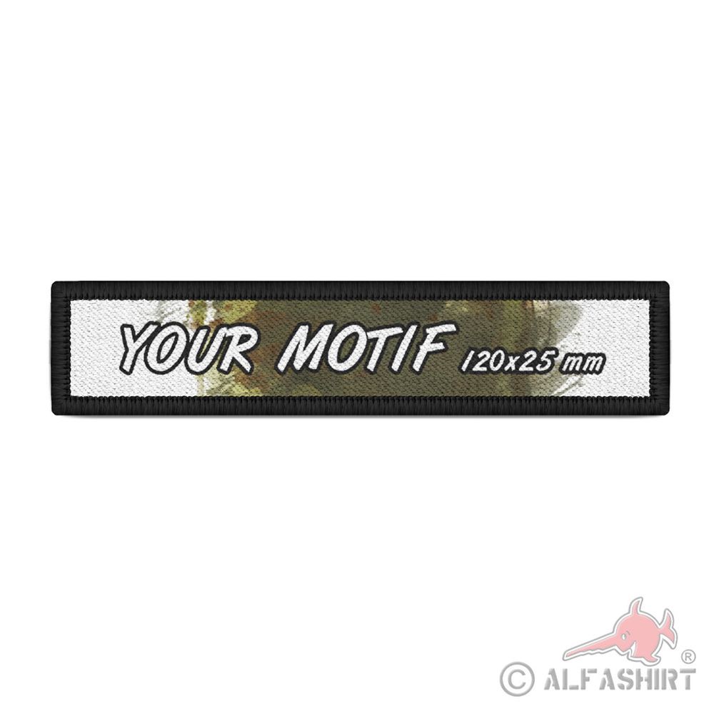Name patch uniform workwear 120x25mm blank badge for sublimation print#42902