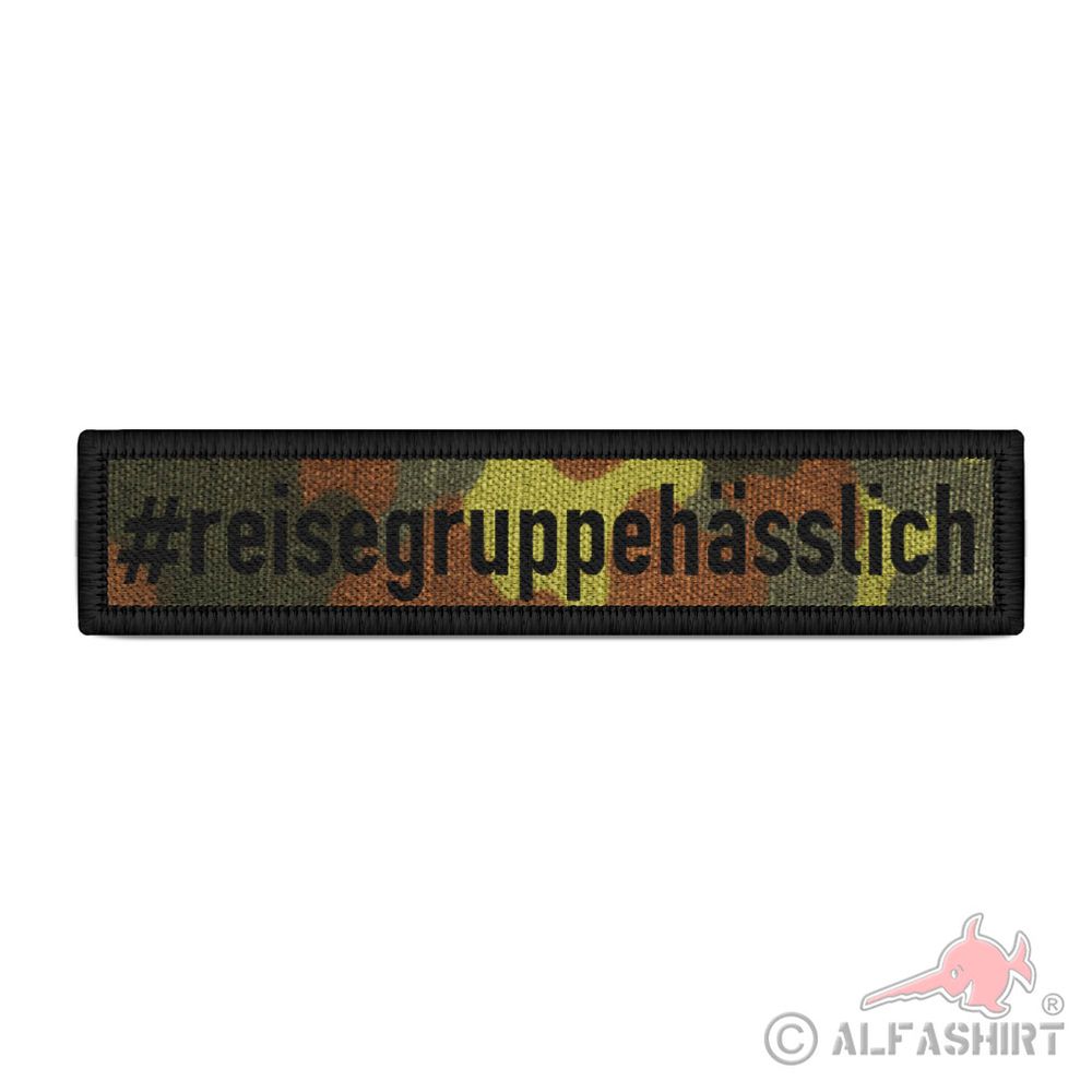 Name patch # ugly travel group Bundeswehr Heimfahrt Bahn Flecktarn # 37873