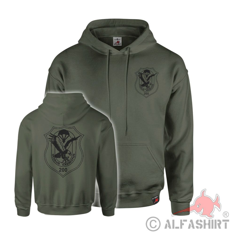 Hoodie olive Fernspählehrkompanie FeSpähLehrKp 200 Fernspähkompanie #43509