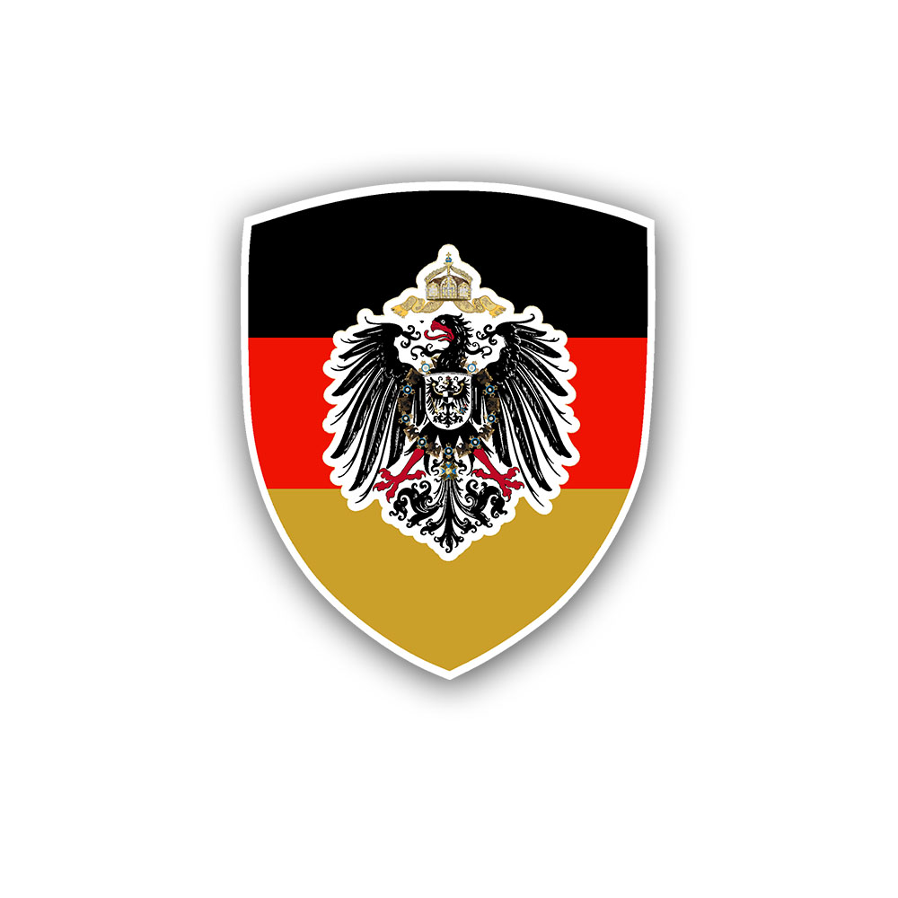 Bundesadler Germany Nation German FRG sticker Heimat 7x6 cm A5229