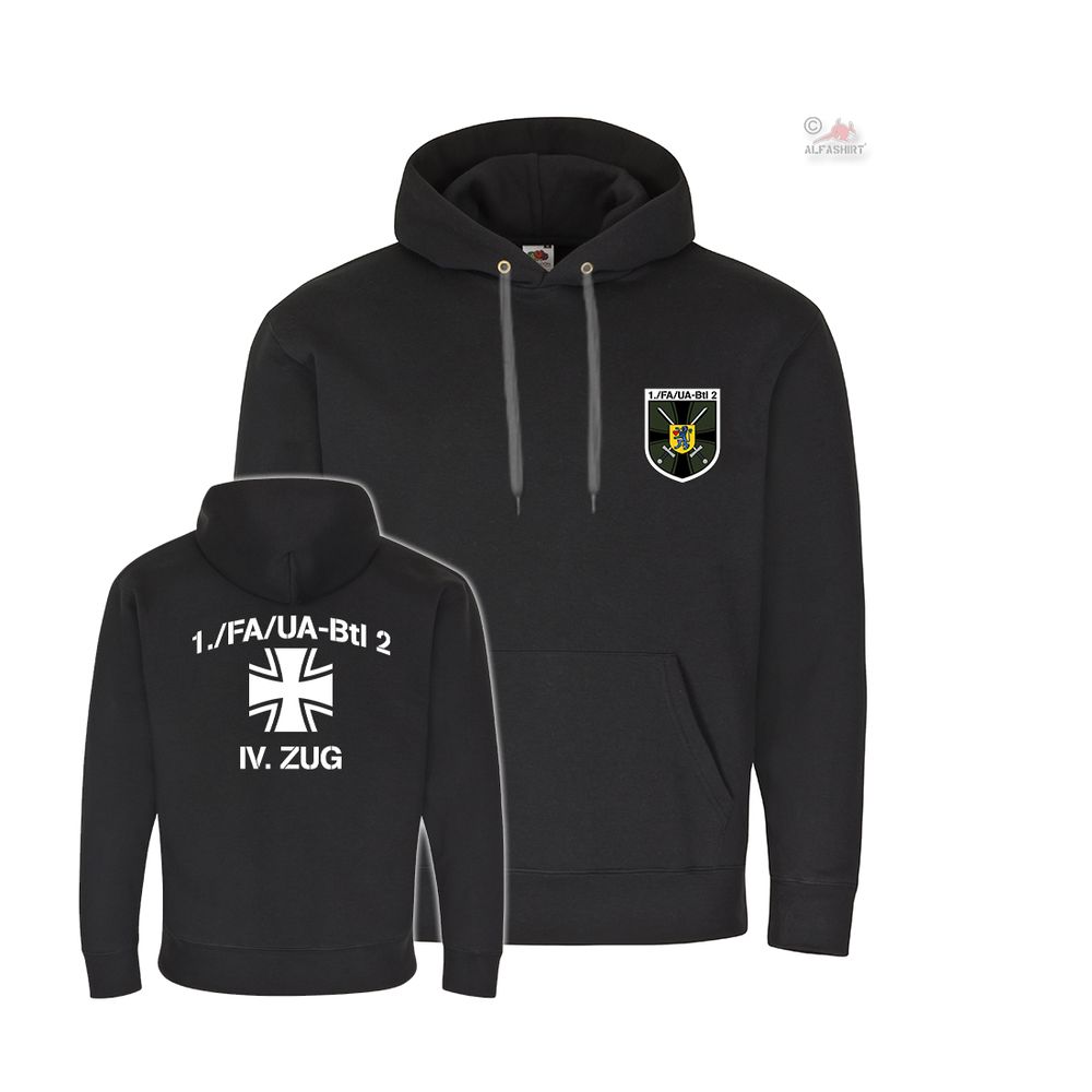 Hoodie 1 FA-UA Btl 2 Ausbildungs-Kompanie Feldwebelanwärter #38881