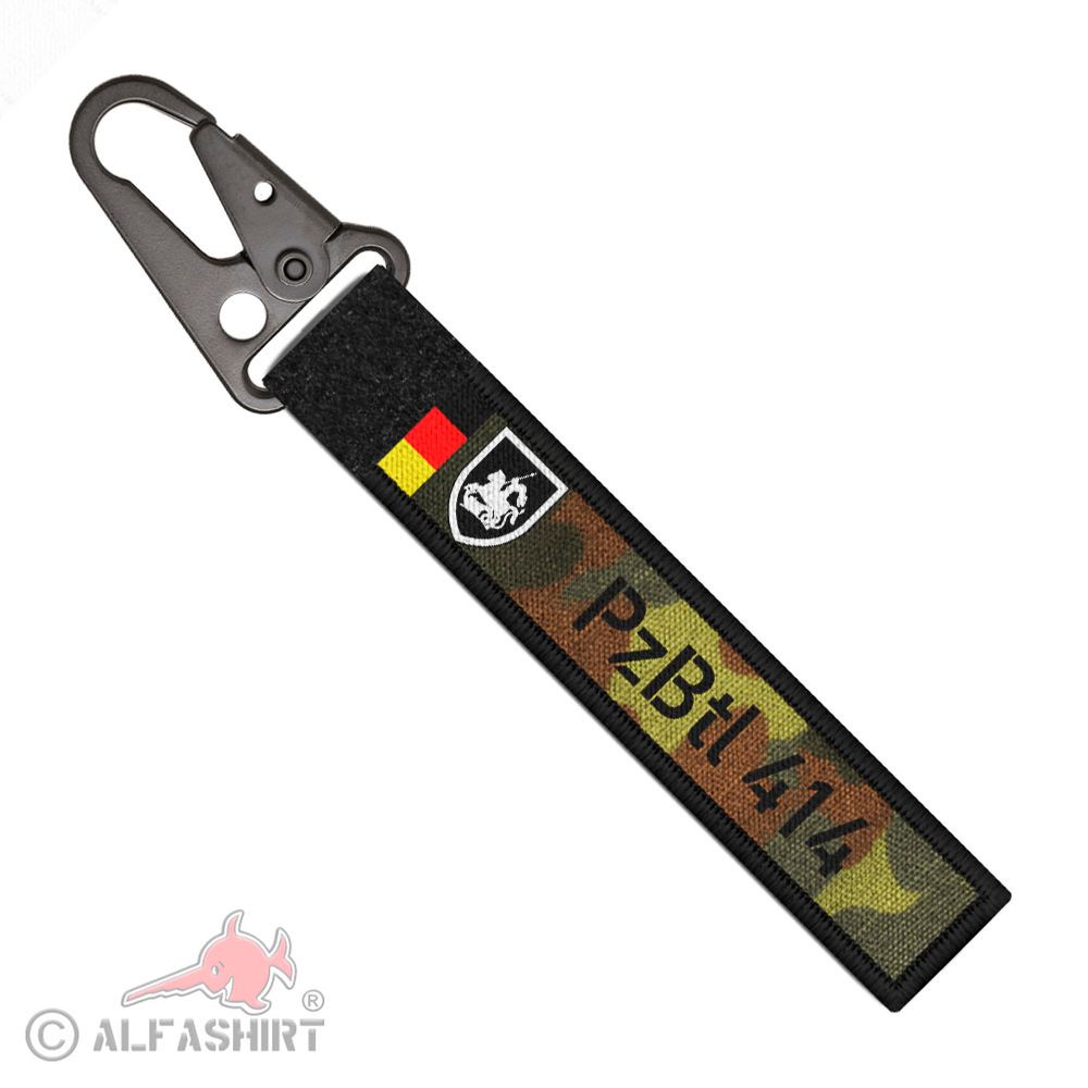 Tactical key chain PzBtl 414 Panzer Bataillon Lohheide Bundeswehr # 38018
