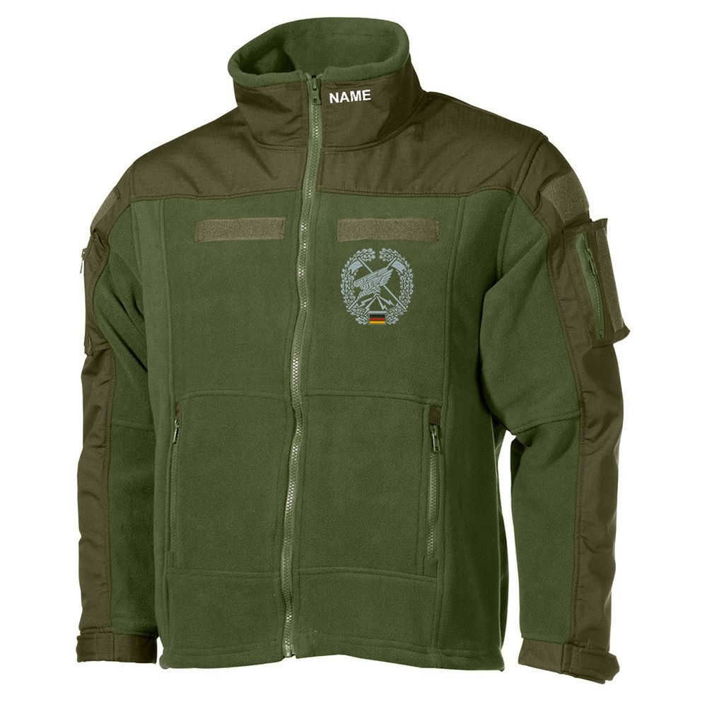 Combat Fleece Jacket Embroidered Fernspäher Fernspähkompanie Bundeswehr #30483
