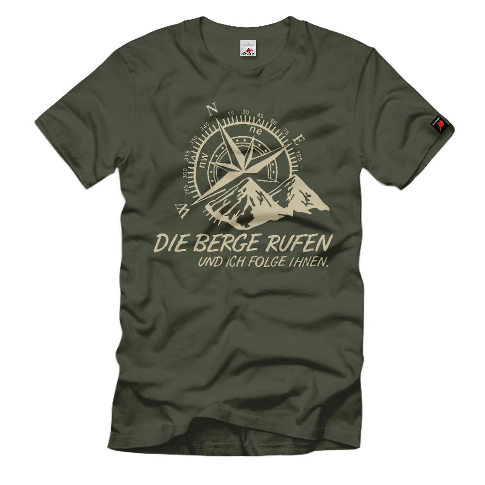 Berge rufen Wandern Outdoor Naturverbundenheit Liebe Bergsteigen T-Shirt #34411