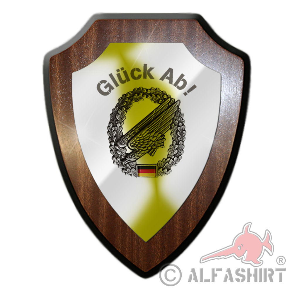 Blazon Glück From Type 2 paratrooper airborne leap jump BW # 27065