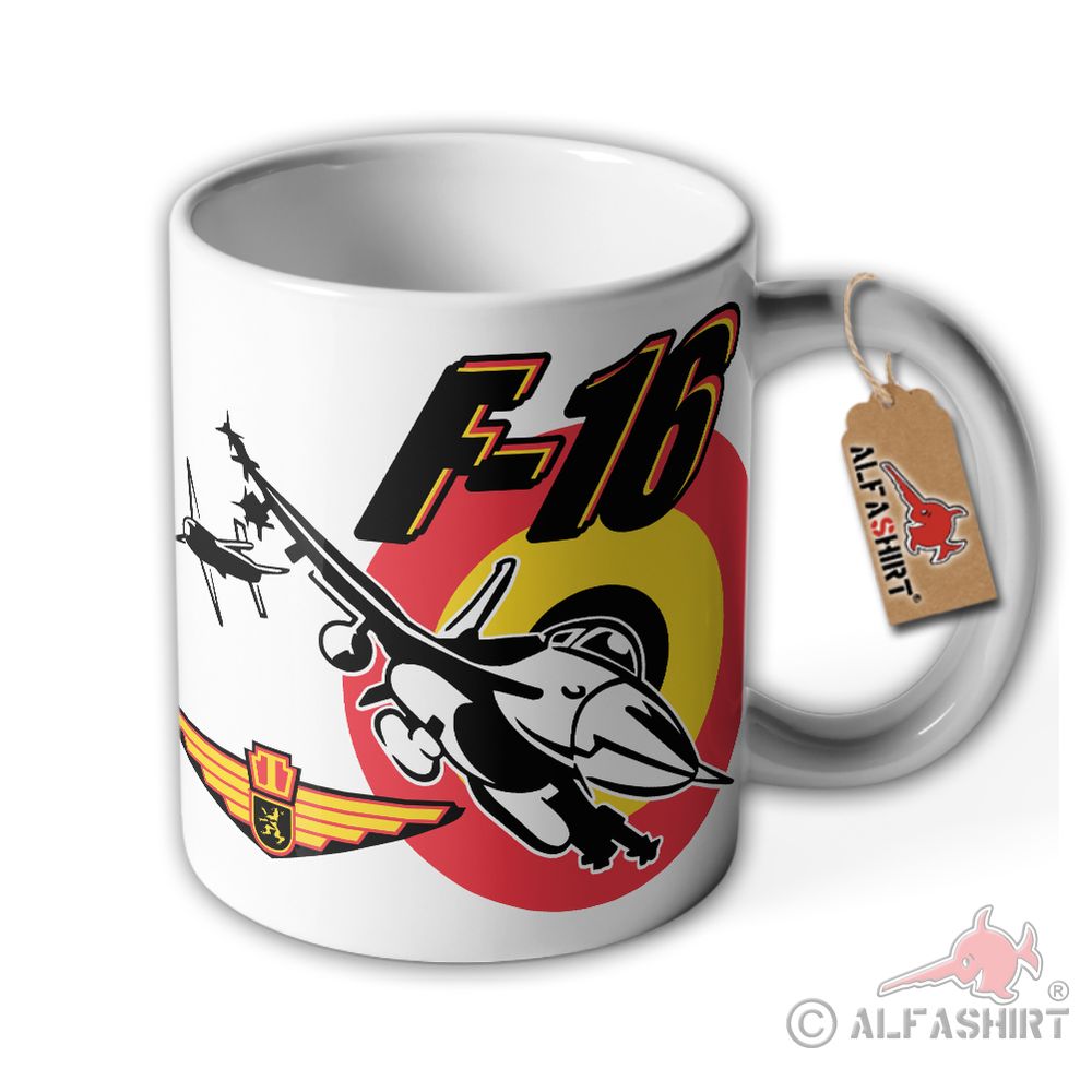 Tasse LM F-16 Viper Belgische Luftstreitkräfte Mehrzweckkampflugzeug #30718