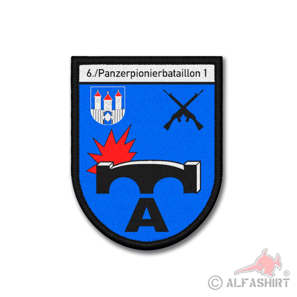 Patch armored engineer battalion 1 PzPiBtl training company Holzminden #40088