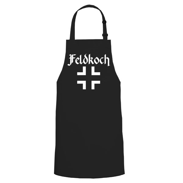 Feldkoch Balkenkreuz kochen grillen - Kochschürze / Grillschürze #6146