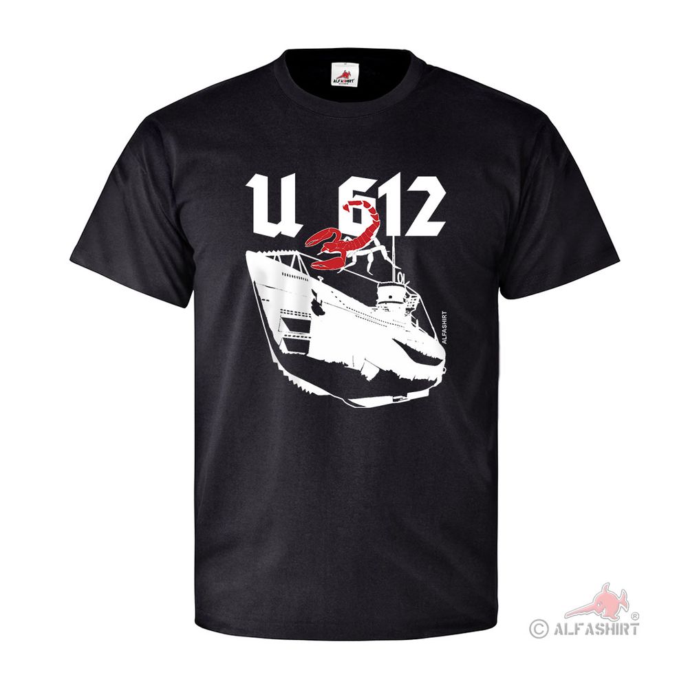 U-612 deutsches U-Boot Film Serie Schulboot Das Boot Typ VII C T Shirt #27163