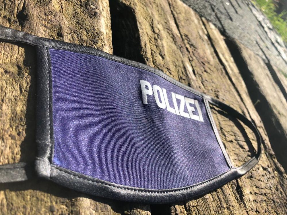 Mundmaske Polizei Behörde Dienst Dienstkleidung Materialbeschaffung Nasen #35779
