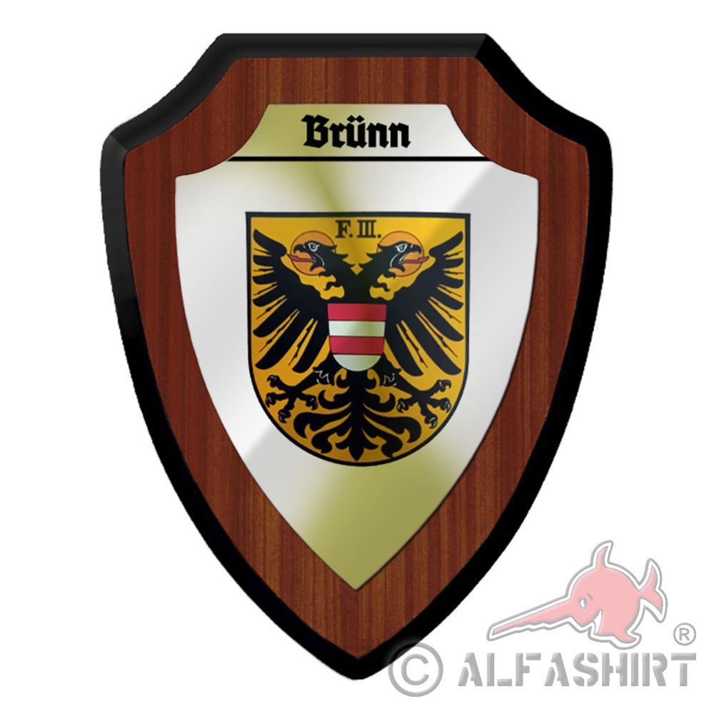 Coat of arms Brno Czech Republic Bohemian Moravian border coat of arms decoration#44671
