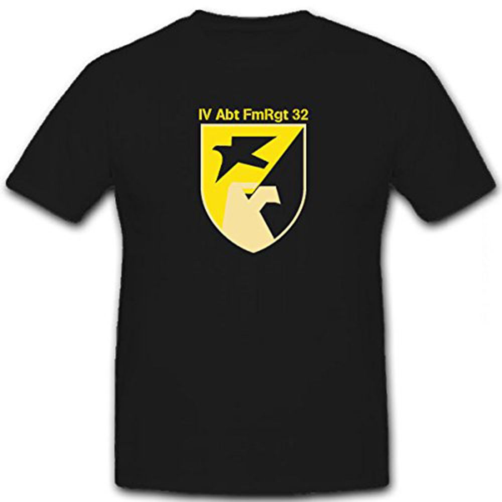 IV Abt FmRgt 32_Fernmelderegiment Abteilung Wappen Bundeswehr - T Shirt #12963