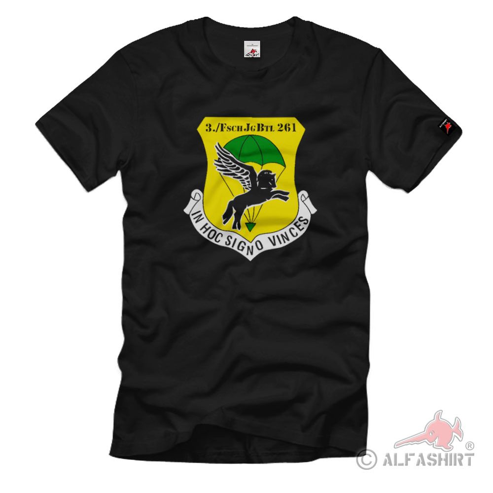 3 Fschjgbtl 261 Fallschirmjägerbataillon 261 Lebach Division T Shirt #2501
