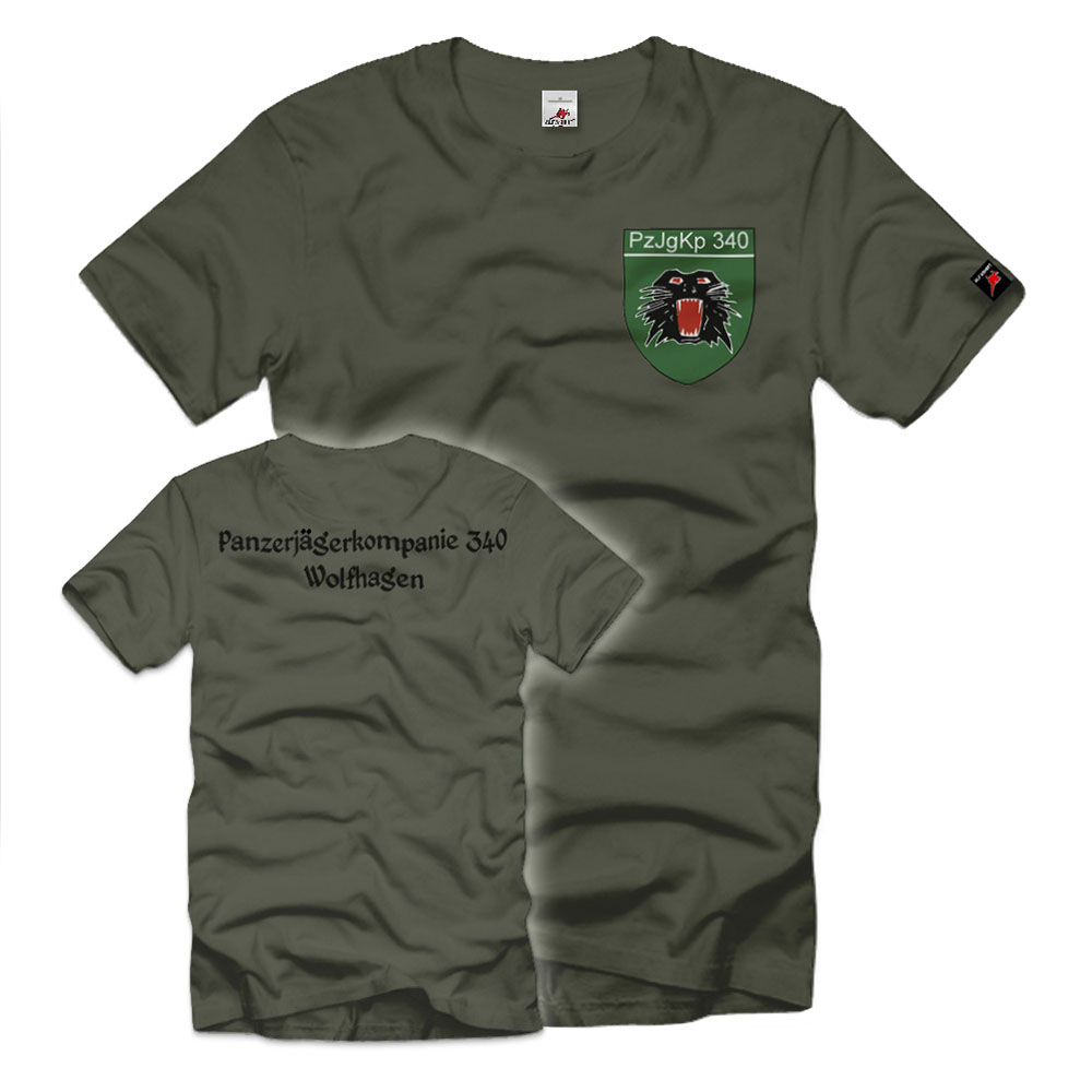 PzJgKp 340 Panzerjägerkompanie Wolfhagen Panzer Jäger Kompanie T-Shirt#34191