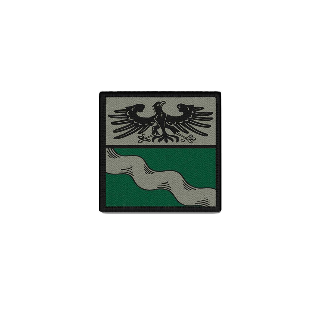 Patch Rhineland camouflage Rhine Province NRW coat of arms police BW 4x4cm#47049