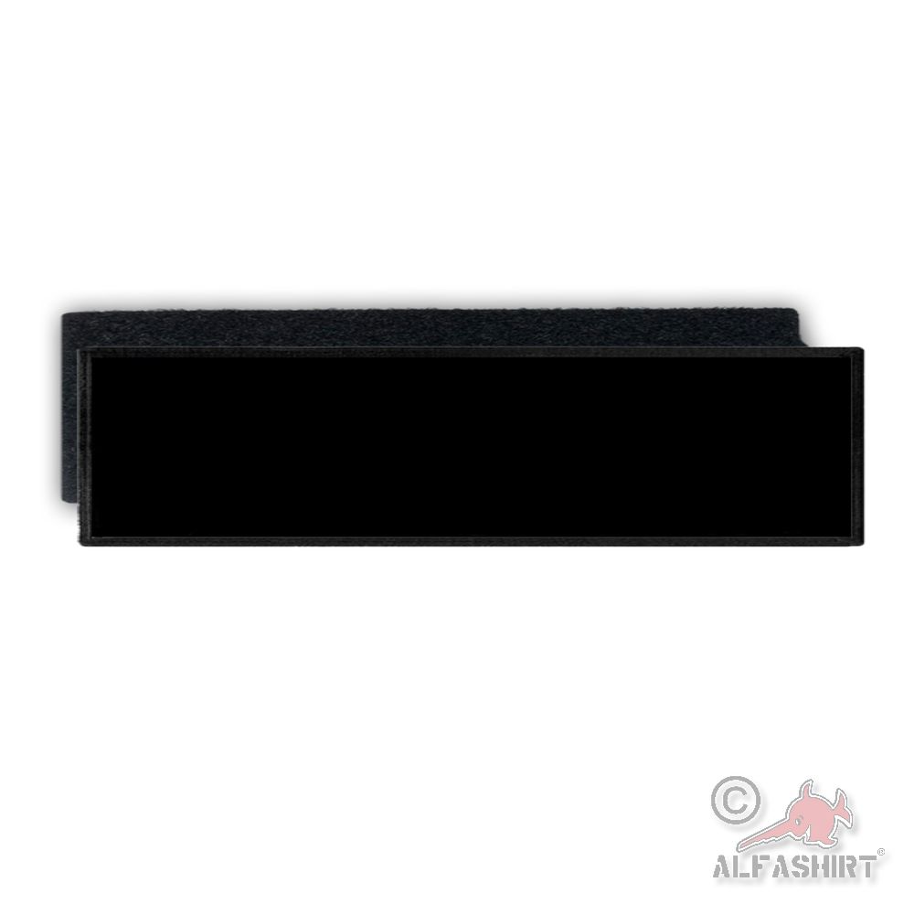 Rückenpatch Schwarz Aufnäher Abzeichen Blanko#45809
