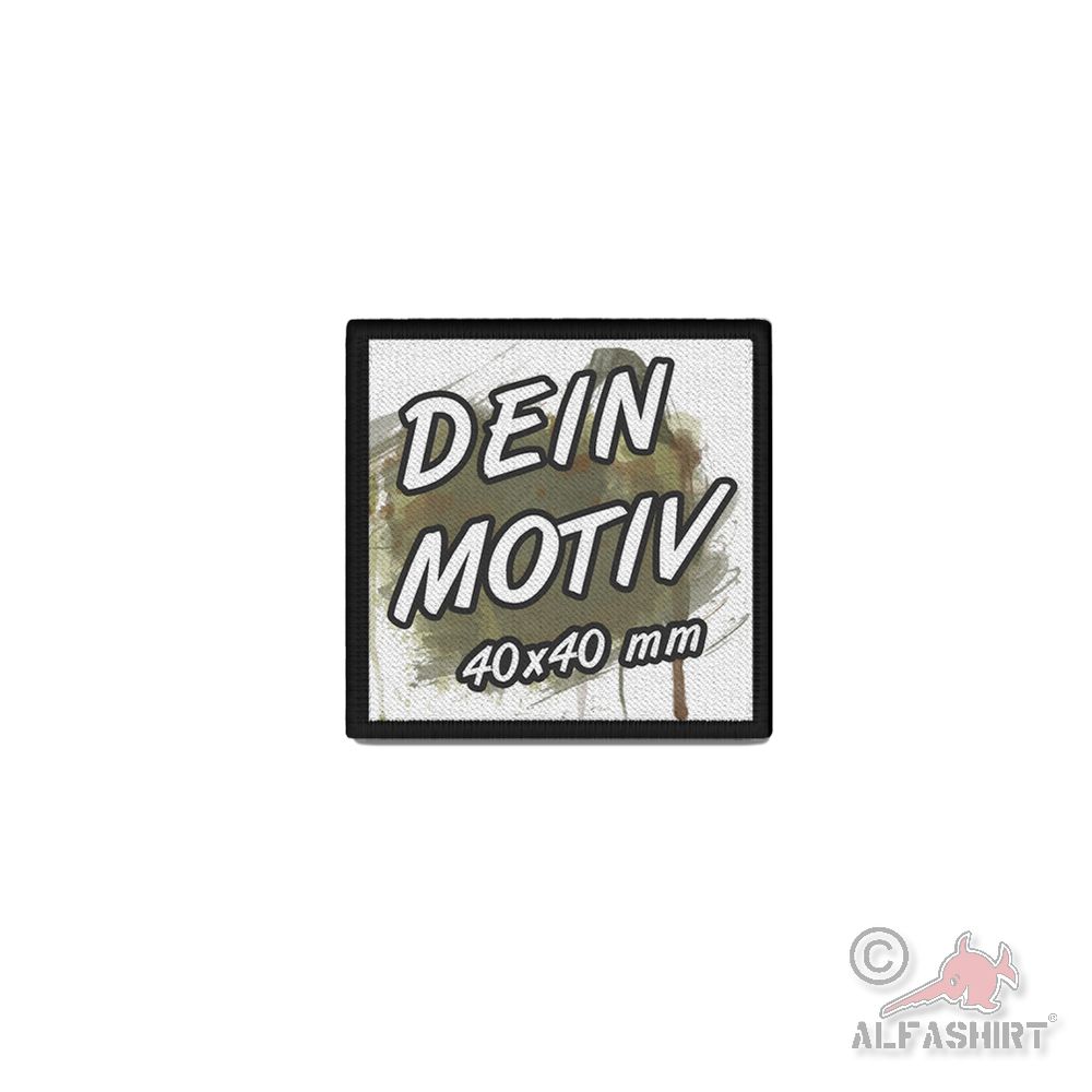 Wunschmotiv Patch 40x40mm personalisiert#45873
