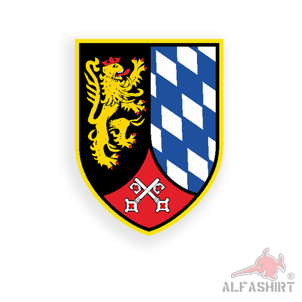 Sticker PzBrig 12 Panzerbrigade Military BW Army Amberg 5x7cm A2596