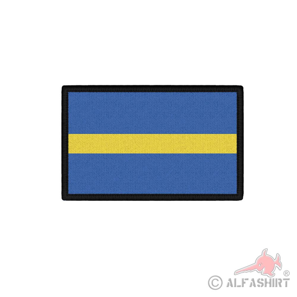 Patch Schleine flag flag blue yellow Slaskie badge 7.5x4.5cm #40174